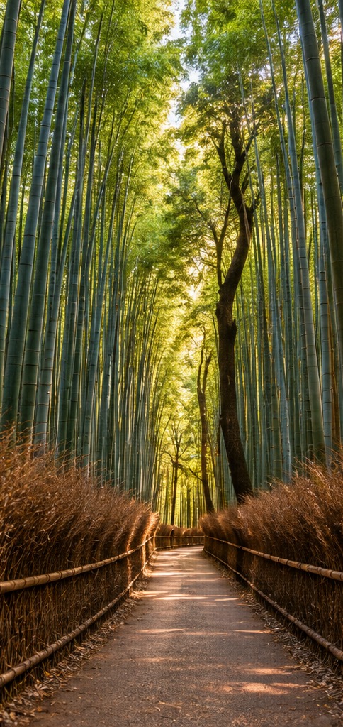 Bosque de bambú de Arashiyama, Kioto