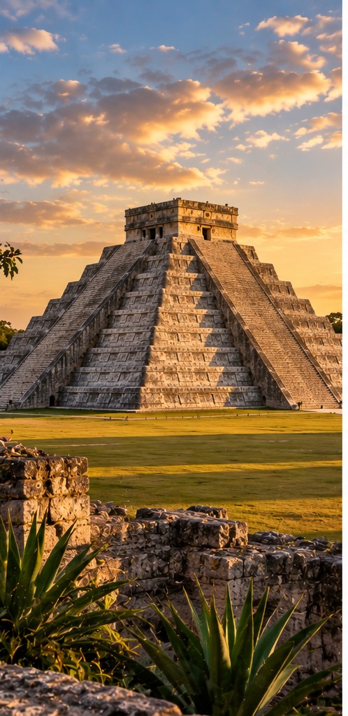 Pirámide de Kukulcán en Chichén Itzá